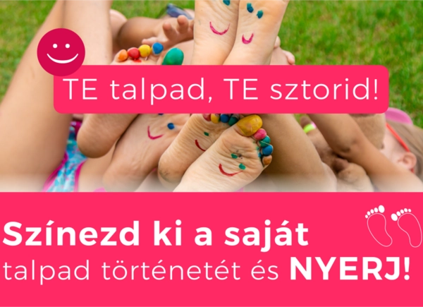 Színezd ki a saját talpad történetét! 🎨